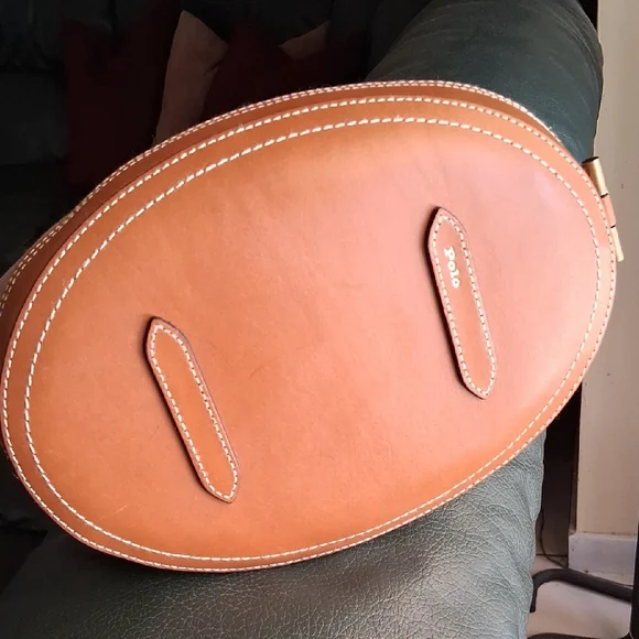 Ralph Lauren-Polo Flannel Bellport Sling Bucket Bag. Color is Camel. NWT. - Picture 4 of 14